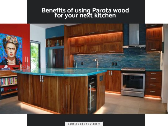 Parota Wood: The best choice for a warm and timeless kitchen